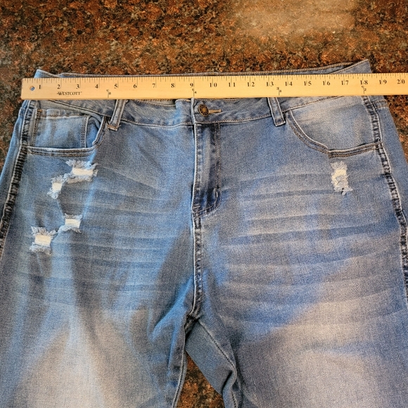 Ripped Flare Bell Bottom Jeans - Picture 10 of 10